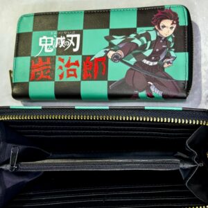 BILLETERA DAMA TANJIRO DEMON SLAYER CUERO SINTETICO