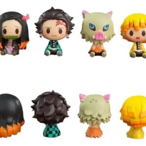 GASHAPONES DEMON SLAYER 4PCS SIZE 4-5 CM