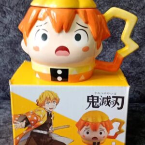 TAZA 3D CERAMICA DEMON SLAYER ZENITSU CON CAJA