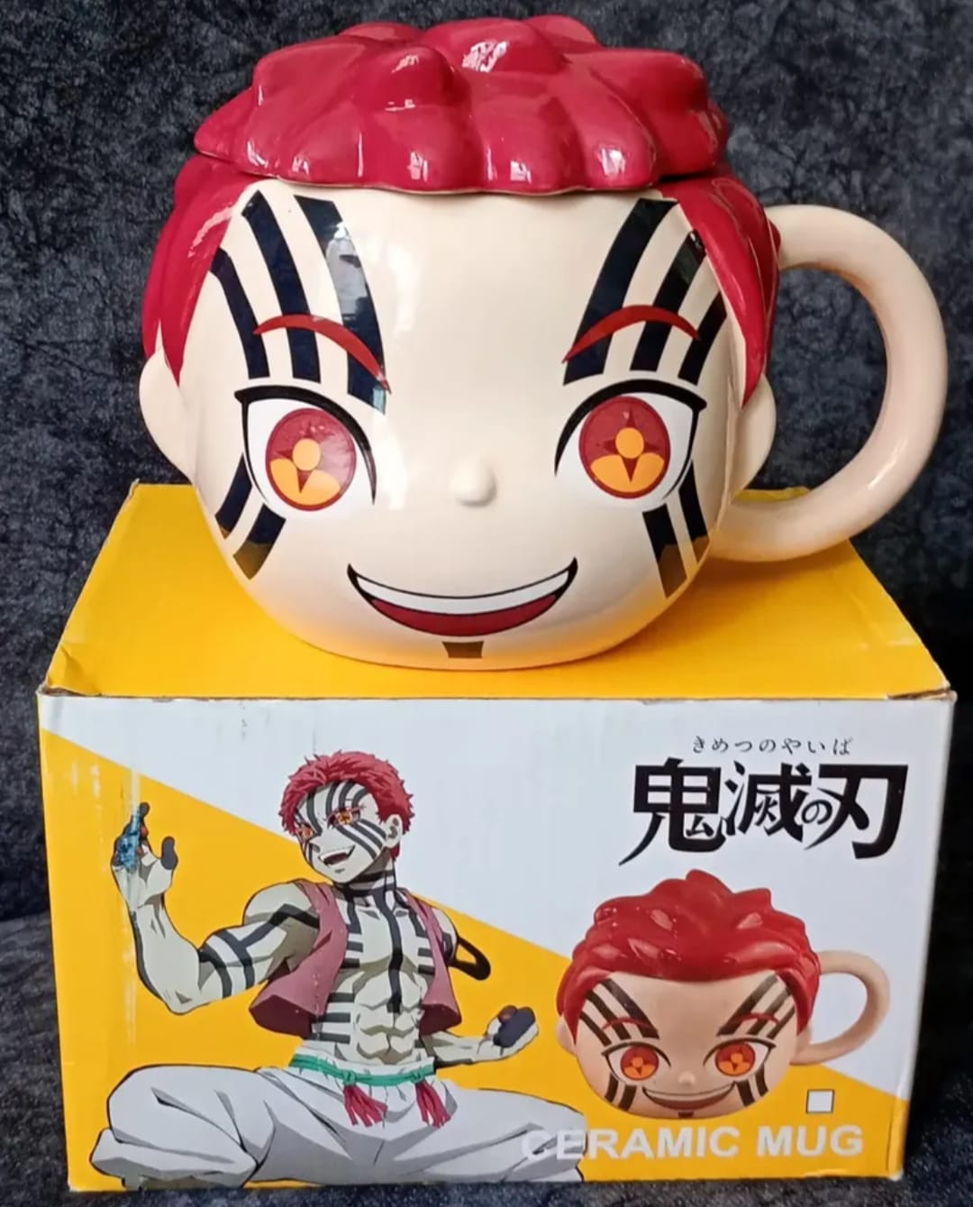 TAZA 3D CERAMICA DEMON SLAYER KIMETSU NO YAIBA CON CAJA