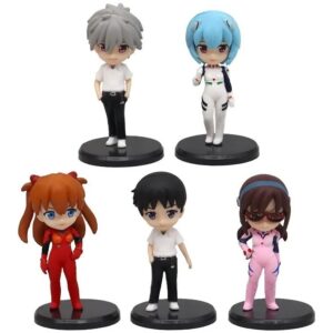 GASHAPONES EVANGELION 5PCS SIZE 6 CM