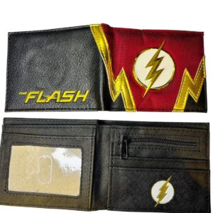 BILLETERA FLASH LOGO METÁLICO CLÁSICA ROJA