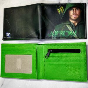 BILLETERA GREEN ARROW CUERO SINTETICO