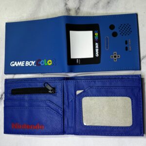 BILLETERA GAMER GAME BOY AZUL SILICONA