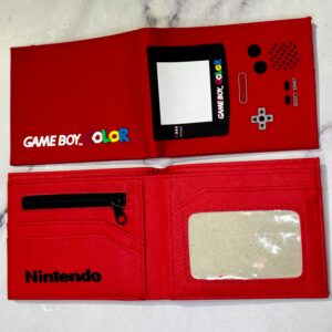 BILLETERA GAMER GAME BOY ROJA SILICONA