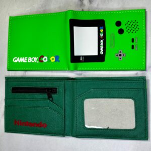 BILLETERA GAMER GAME BOY VERDE SILICONA