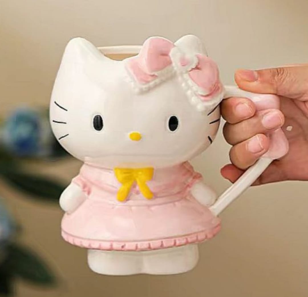TAZA 3D CERÁMICA HELLO KITTY #01 CON CAJA