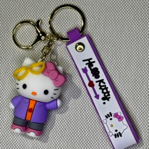 LLAVERO GOMA HELLO KITTY #01