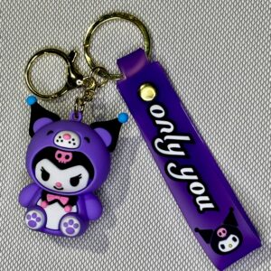 LLAVERO GOMA HELLO KITTY MY MELODY KUROMI #03B