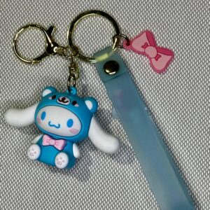 LLAVERO GOMA HELLO KITTY MY MELODY KUROMI #04C