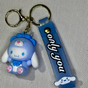 LLAVERO GOMA HELLO KITTY MY MELODY KUROMI #05B