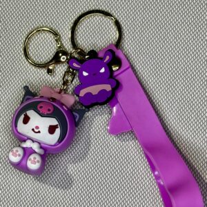 LLAVERO GOMA HELLO KITTY MY MELODY KUROMI #05C