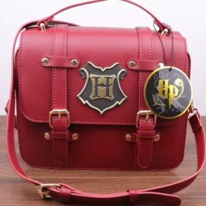 BOLSO DE MANO HARRY POTTER HOGWARTS ROJO