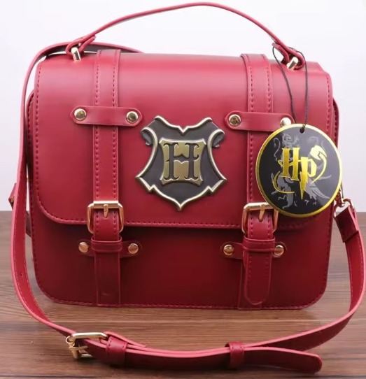 BOLSO DE MANO HARRY POTTER HOGWARTS ROJO