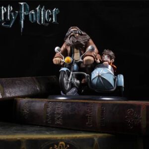 FIGURA HARRY POTTER HAGRID Y HARRY EN MOTO PVC HARD TOY COLOUR SIZE 16.5 CM CON CAJA