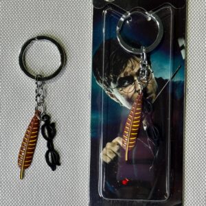 LLAVERO HARRY POTTER LENTES + PLUMA #09