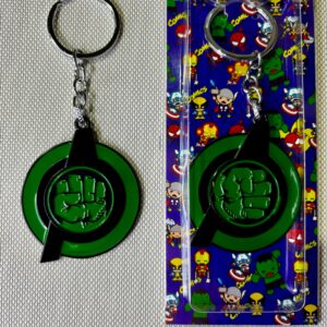 LLAVERO METAL GIRATORIO HULK #01