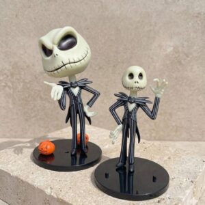 FIGURA JACK SKELLINGTON 2PCS PVC SIZE 15-16CM