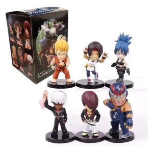 GASHAPONES KING OF FIGHTERS 6PCS SIZE 8 CM CON CAJA