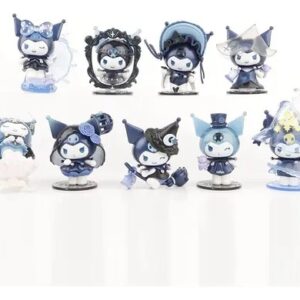 GASHAPONES KUROMI 9PCS PVC HARD TOYS SIZE 7.5-9 CM