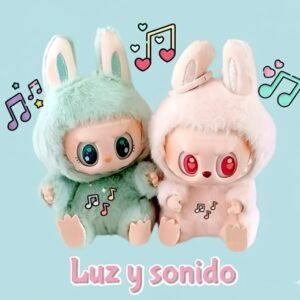 LABUBU PELUCHE LLAVERO CON LUZ Y SONIDO EN CAJA SORPRESA