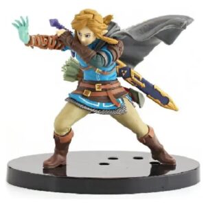 FIGURA THE LEGEND OF ZELDA AMIIBO LINK TEARS OF THE KINGDOM PVC HARD TOY COLOUR CON CAJA WITH BASE SIZE 13 CM