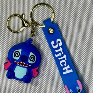 LLAVERO GOMA LILLO Y STITCH #02B