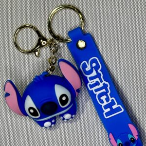 LLAVERO GOMA LILLO Y STITCH #04