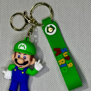 LLAVERO GOMA MARIO BROS - LUIGI #01