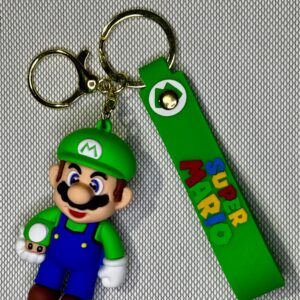 LLAVERO GOMA MARIO BROS - LUIGI #02
