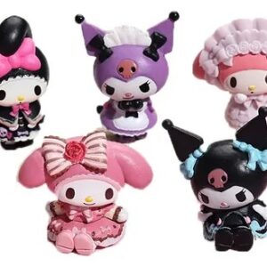 GASHAPONES KUROMI MY MELODY 5PCS SIZE 3 CM