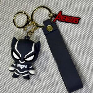 LLAVERO GOMA MARVEL PANTERA NEGRA #06