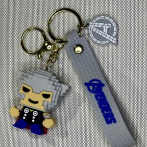 LLAVERO GOMA MARVEL PIXEL THOR #04