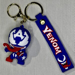 LLAVERO GOMA MARVEL VENOM #01