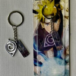 LLAVERO NARUTO BANDANA + LOGO KONOHA