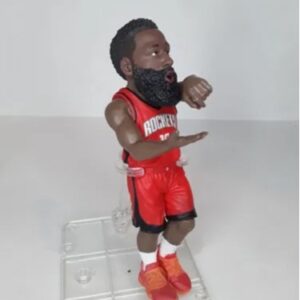 FIGURA NBA JAMES HARDEN SINGLE PC PVC TOY CON CAJA EXHIBIDORA 13 CM