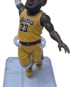 FIGURA NBA LEBRON JAMES SINGLE PC PVC TOY CON CAJA EXHIBIDORA 13 CM