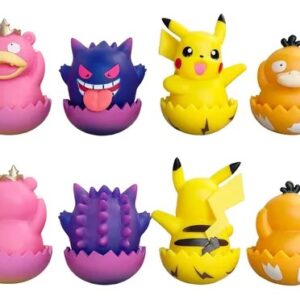 GASHAPONES POKEMON HUEVO 4PCS SIZE 9-11 CM