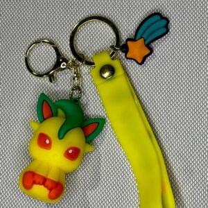 LLAVERO GOMA POKEMON -LEAFEON #02