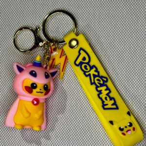 LLAVERO GOMA POKEMON PIKACHU DISFRAZADO #07