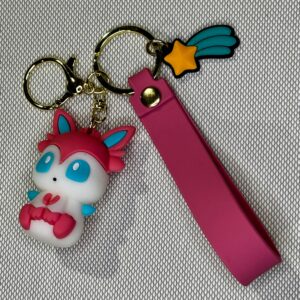 LLAVERO GOMA POKEMON - SYLVEON #01