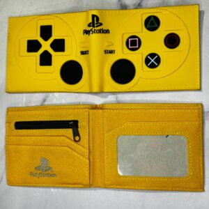 BILLETERA GAMER PLAYSTATION AMARILLO SILICONA