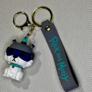 LLAVERO GOMA RICK AND MORTY #03