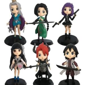 GASHAPONES SCISSOR SEVEN 6PCS SIZE 8 CM