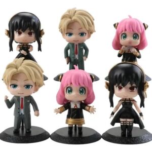 GASHAPONES SPY FAMILY 6PCS SIZE 10 CM