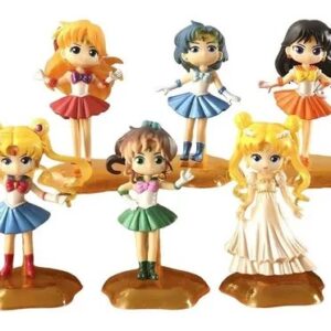 GASHAPONES SAILOR MOON 6PCS SIZE 7 CM