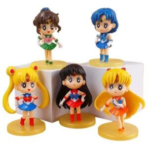 GASHAPONES SAILOR MOON 5PCS SIZE 10 CM