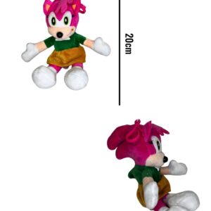 PELUCHE SONIC LLAVERO AMY ROSE 20 CM