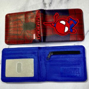 BILLETERA SPIDERMAN COMIC ART CUERO SINTETICO