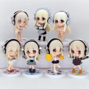 GASHAPONES SUPER SONICO 7PCS SIZE 10 CM